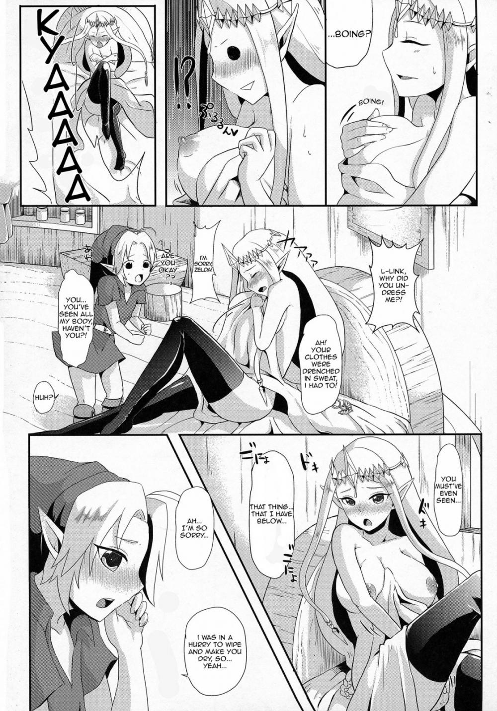 Hentai Manga Comic-Time Travel - Futanari Princess Zelda is Out of Control!-Read-13